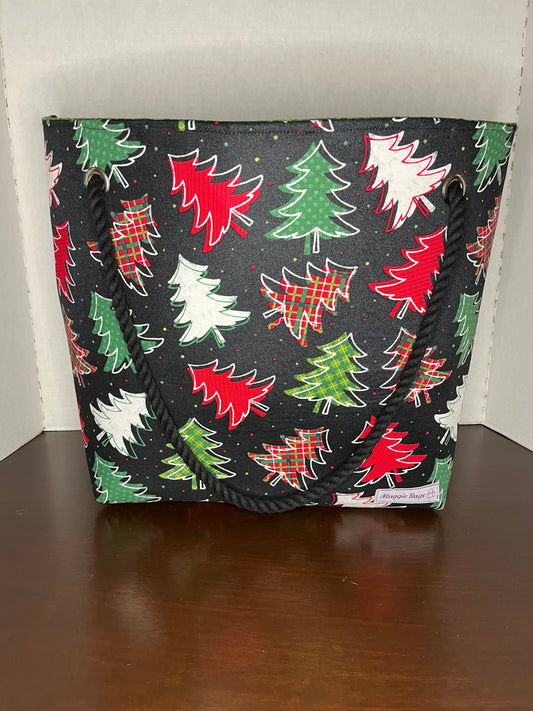 Christmas Trees print bag